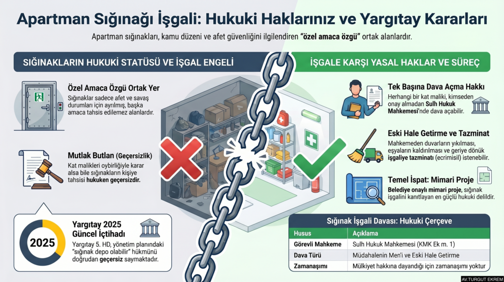 Sığınağın Depoya Çevrilmesi