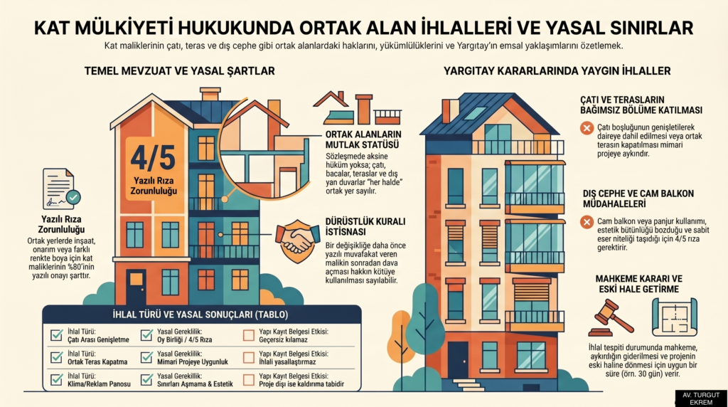 Apartmanda Çatı Katı Yapmak, Terası Kapatmak ve Cam Balkon Yasal Mı?