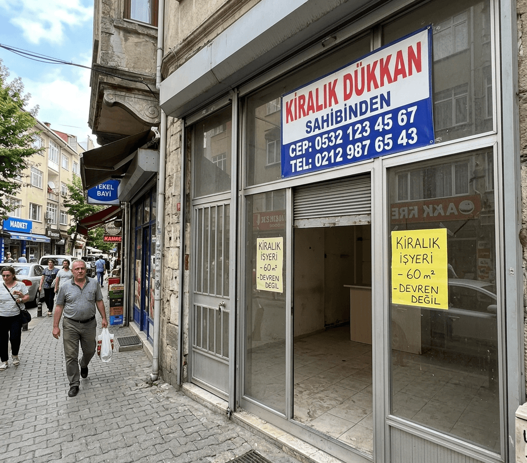 kiralık dükkana ruhsat alınamaması